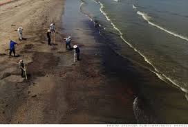 Oil Spill Shore